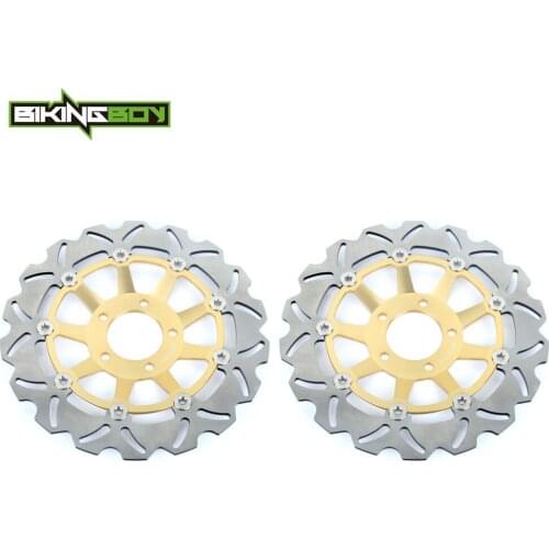 BIKINGBOY GSF 250 Bandit 01-06 RGV 250 Gamma 91 92 93 94 95 96 GSX 750 97-03 02 GSX-R 400 R 90-95 Front Brake Discs Rotors Disks