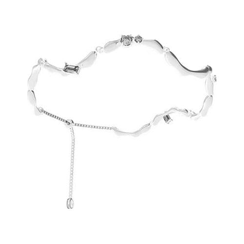 New Minimalism Silver Bracelet Creative Telescopic Adjustable Chain Fashion Hot Sale Jewelry For Women Or Girls Birthday Gift