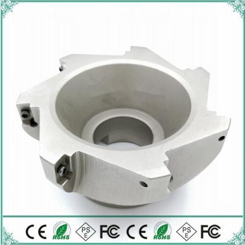 Milling disk BAP400R 125-40-6T Inner hole 90 degrees 6F Install APKT1604 APMT Carbide insert CNC Milling cutter knife dish
