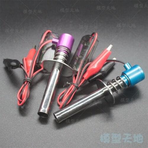 HSP Glow Plug Electronic Igniter Cable Clip Ignition Tool For HSP 1/8 1/10 RC Nitro Car 02060 VX SH 16 18 21 28 Engines