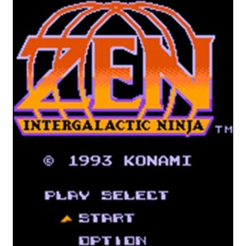 Zen Intergalactic Ninja 60 Pins English Version Game Cartridge for 8 Bit 60pin Game Console