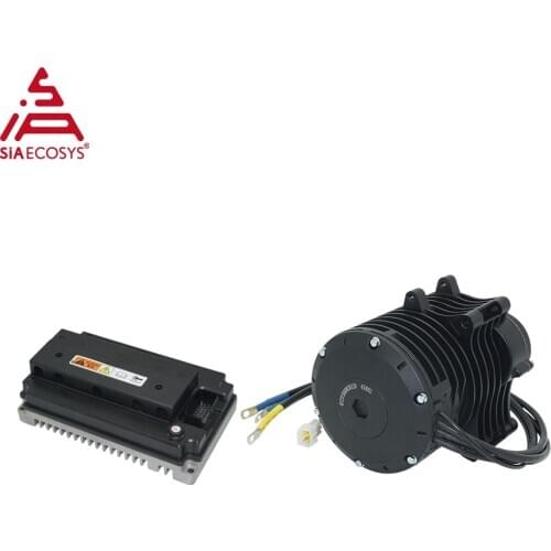 QSMOTOR 138 3000W V3 70H 5500W Max Continuous 72V 100KPH Mid Drive Motor Conversion Kit with EM150-2SP Controller for Dirt Bike