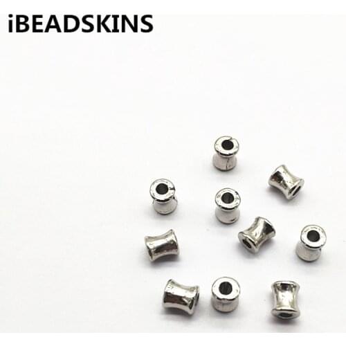 New arrival! 7x6mm Rhodium color 1000pcs CCB Tubular Shape beads for Earrings parts,hand Made Earrings Findings Jewelry DIY