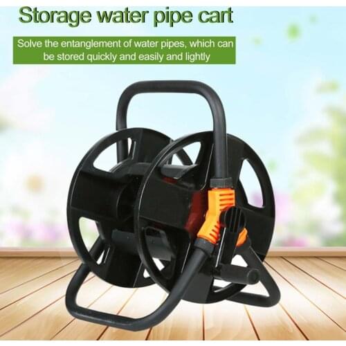 Portable Empty Hose Reels Holder Garden Hose Cart Water Pipe Save Space Garden Hose Storage Reels Car