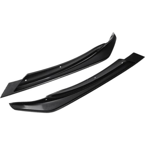 Front Lower Bumper Side Splitter Spoiler Canard for Mercedes Benz W176 A-Class A180 A200 A220 A250 AMG A45 2016-2018