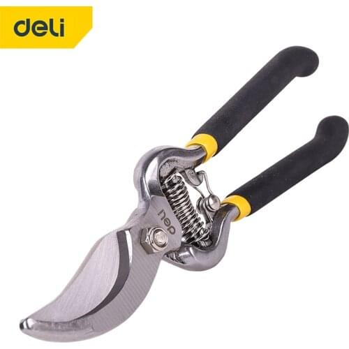 DELI Garden Pruning Shears Garden Bypass Secateurs Fruit Tree Bonsai Flower Branches And Scissors Hand Tool