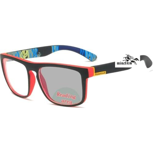 Transition Sunglasses Photochromic Bifocal Reading Glasses Men Near and Far Sports Magnification Anti-fatigue presbyopia NX