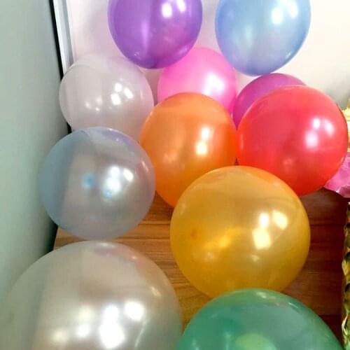 Wedding Decoration Ballon Pure Color Anniversary Home Party Accessories Birthday Party Balloons 100pcs/lot Multi Color Globos