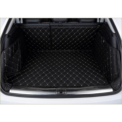 High quality! Special car trunk mats for Audi Q3 2018-2011 waterproof boot carpets cargo liner mats for Q3 2015,Free shipping