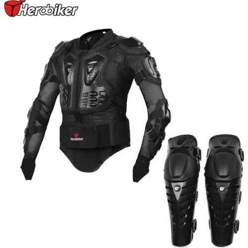HEROBIKER Motorcycle Jacket Men Motorcycle Armor Full Body Motocross Racing Protective Gear Moto Protection S-XXL