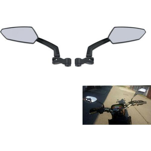 Motorcycle 8mm 10mm Angled Rear view Mirror For Harley Touring Scooters Dirt bike Chopper Crusier