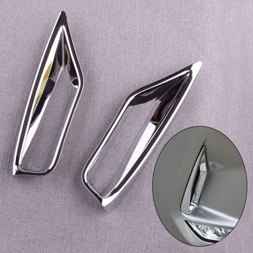 CITALL 2 pcs/set Chrome Front Fog Light Cover Trim fit for Lexus RX300 RX350 RX450h RX350 L RX450h L 2020 2021