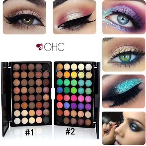 40 Color Eyeshadow Pallete Eye Glitter Pigment Eye Shadow Matte Palette Nude Eyeshadow Palette Brand Makeup Powder Cosmetics