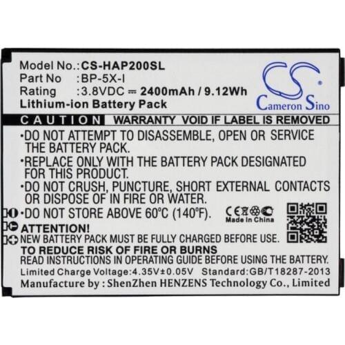 Cameron Sino 2400mAh battery for HIGHSCREEN Boost2 SE Pure F BP-5X-I for INNOS D10 D10C D10CF D10F BP-5X-I