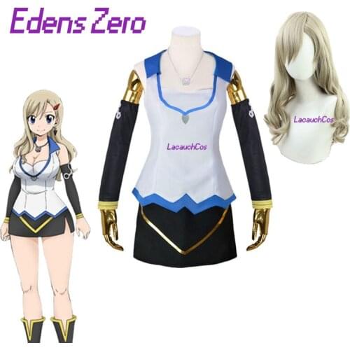 Anime Edens Zero Bluegarden Rebecca Cosplay Costume School uniform lolita Sexy costumes Dress Halloween Anime clothes maid dress