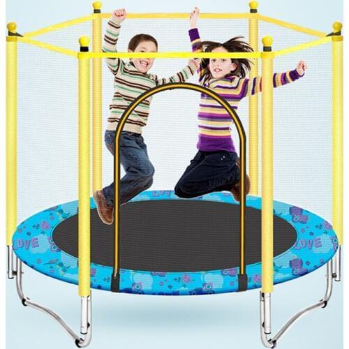 Trampoline for Jumping Thickened Steel Pipe Mini Trampolines for Kids Fitness Indoor Playground Equipment Outdoor Toys for Kids