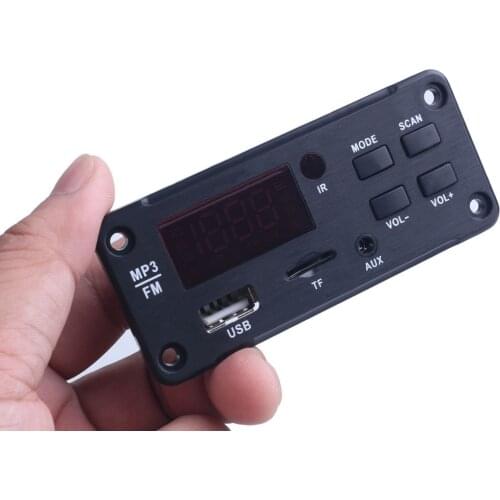 Wireless Bluetooth MP3 WMA Decoder Board Audio Module Support USB TF AUX FM Audio Radio Module For Car accessories