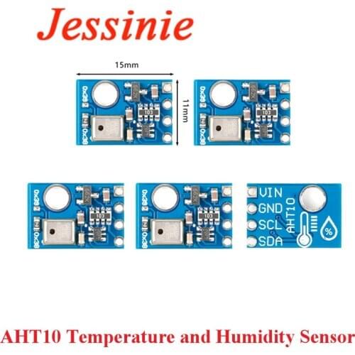 5pcs AHT10 Digital Temperature and Humidity Sensor Measurement Module High Precision IIC I2C 1.8-3.6V Replace DHT11 SHT20 AM2302
