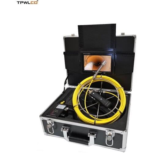 Drain Sewer Pipeline Industrial Camera System With 7" Color Monitor/20-50m Cable/17mm Video Endoscope Camera