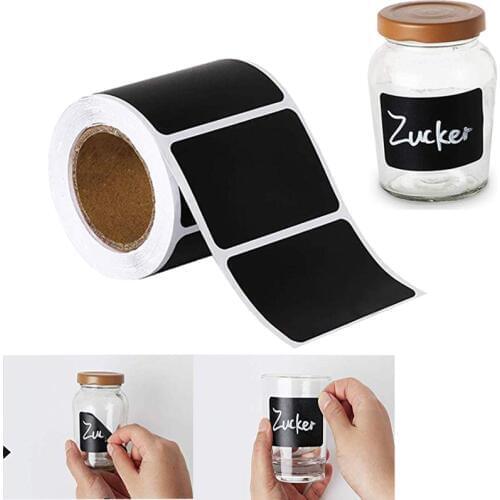 Kitchen Jars Labels sticker Removable Waterproof Chalkboard Blackboard Stickers Label Reusable DIY Writable Stickers