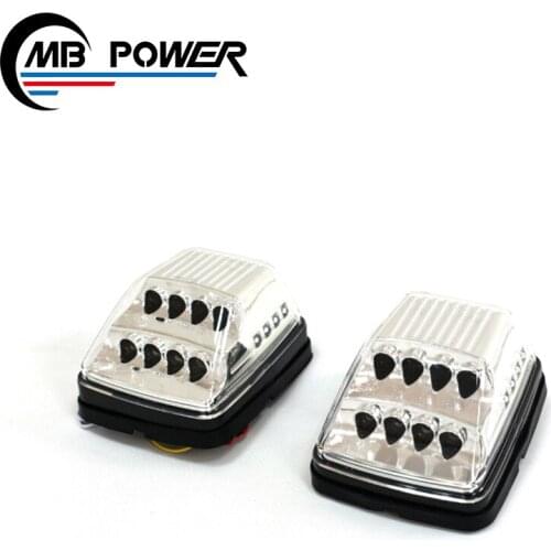 G-Class W463 G500 G550 G63 G350 G65 Black Running Lights Front Wing Turn Signal Lens Corner Light