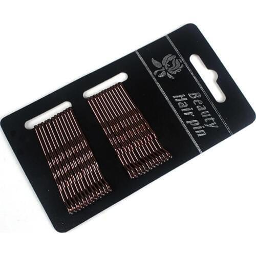 Hot 500pack/lot 24 pcs/pack Hair Clip Ladies Hairpins Girls Hairpin Curly Wavy Grips Hairstyle Hairpins Bobby Pins Styling Hair