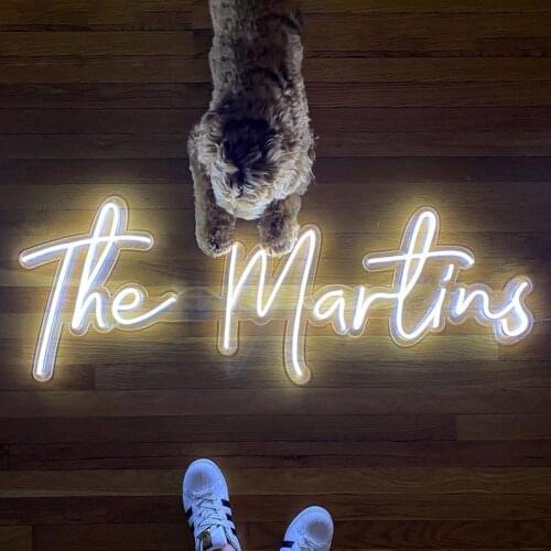 Customized Happy Birthday Letter Happybirthday Wedding Marryme Avatar Logo Neon Light Luminous Words