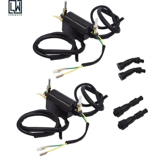 Ignition Coil Set For 12 Volt 12V Kawasaki KZ Suzuki GS Honda CB 650 750 900