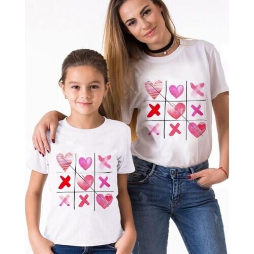 Family Look Beautiful T shirt Mother Daughter Dresses Super Mom Aesthetic Baby Girl Streetwear Clothes T-shirts Spring Summer
