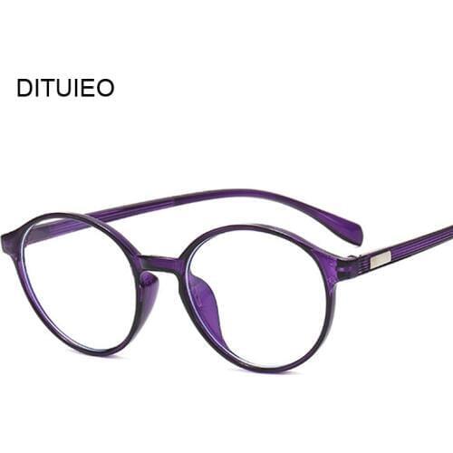 Round Transparent Clear Lens Eyeglasses Fake Optical Glasses Frames For Women Myopia Glass Spectacles Eyewear Computer Glasses