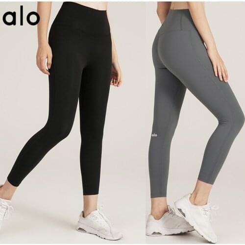 Alo Yoga Leggings Women Training Apparel Workout Gym High Waist Fitness Body Sporting Seamless Lined Legging -40