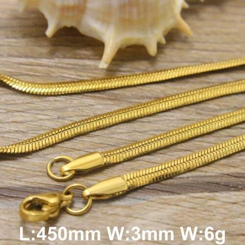 Hot Selling Accessories Wholesale Stainless Steel Vintage Jewelry Fashion Chain Necklace NFHGCAAF