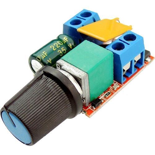 Mini DC Motor PWM Speed Controller 3V 6V 12V 24V 35VDC 90W 5a DC Motor Speed Control Switch LED Dimmer Dropshipping