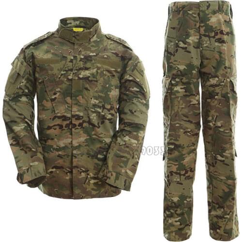 High Quality BDU Camouflage Uniform Tactical Military Combat Shirt+Pants Fits Airsoft Hunting WarGame Clothing Set