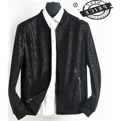 100% Real Leather Sheepskin Down Coat Men Winter Natural Genuine Leather Duck Down Jacket Motorcycle Mens Leather Jacket