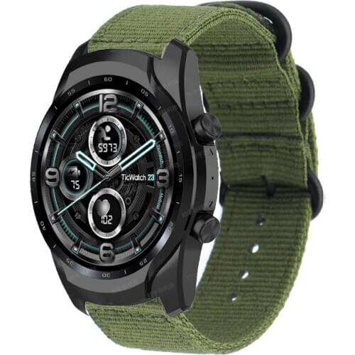 Nylon Strap For Huawei Watch GT/GT2 46MM Honor Magic 2 Smart Band Bracelet Straps For TicWatch Pro 3 GPS LTE Wristband Correa