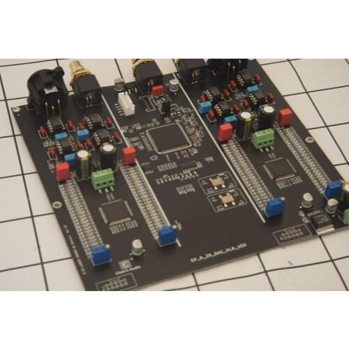 New 24-bit FPGA digital processing discrete R-2R ladder resistor hifi audio decoder board