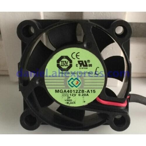 Original MGA4012ZB-A15 40154CM 12V 0.20A 2 Wire Cooling Fan