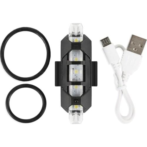 Rechargeable USB LED Bike Tail Light MTB Safety Warning Bicycle Front Rear Flash Light Bicycle Lamp Cycling Accessories