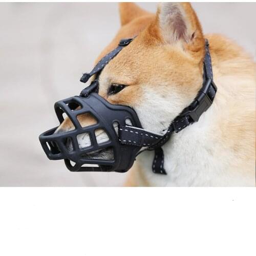 Pet Breathable Mesh Anti-bite and Anti-call Muzzle