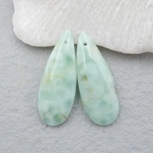 Birthday gift,jewelry accessories,Wholesale gemstones Onyx stone fashion woman earring Beads for diy earrings 36x13x5mm,7.6g