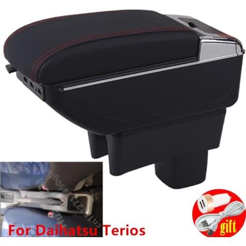 For Daihatsu Terios armrest box central Store content box products interior Armrest Storage accessories parts