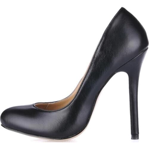 SDTRFT Female Shallow Stilettos 12cm Thin High Heels Cosplay shoes woman sexy Spring Autumn OL pumps zapatos mujer US4-11 12