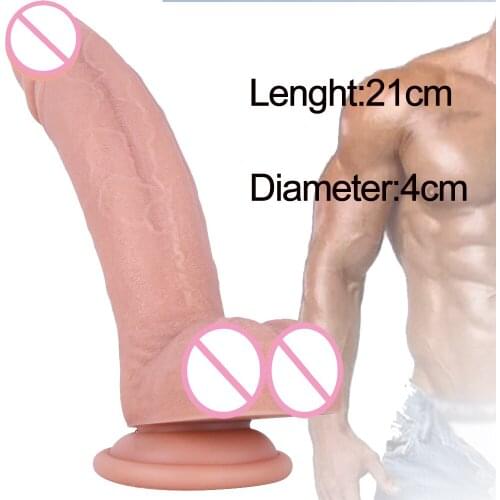 Skin Feel Silicone Dildofor Women Masturbation Dlidosex Toy With Suction Cup Strape On Erotic Toys For Couple Anal Plug Sex Shop