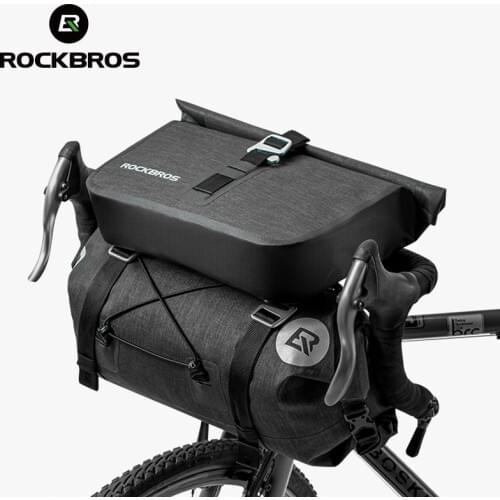 ROCKBROS Bicycle Bag Large Capacity 20L Waterproof Cycling Bag MTB Handlebar Bag Front Frame Trunk Pannier Pouch Pannier Bag