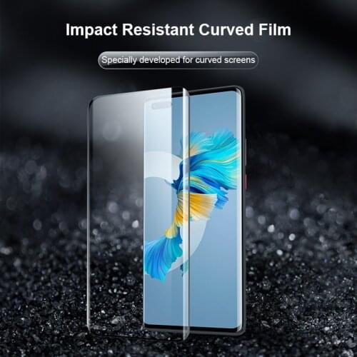 For Huawei Mate 40 Pro Screen Protector NILLKIN Impact Resistant Curved Fully Glued Soft Film for Huawei Mate 40 Pro+ Plus RS