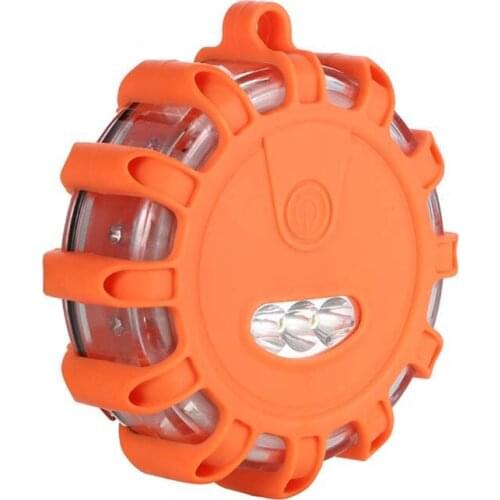 16 Red LED 9 Modes Road Flare Warning Flashing Emergency Safety Flare Magnetic For Car Boat Red Light