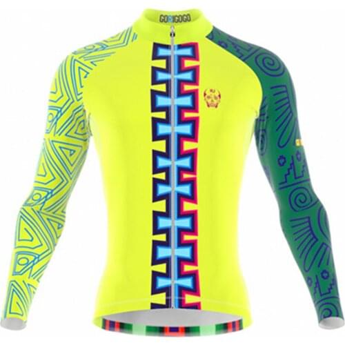 2021 GO Rigo Go Cycling Jersey Tops Men Thin Bike Clothing Pro Team Road Bike Shirts Maillot Quick Dry Long Sleeve Cycling Shirt