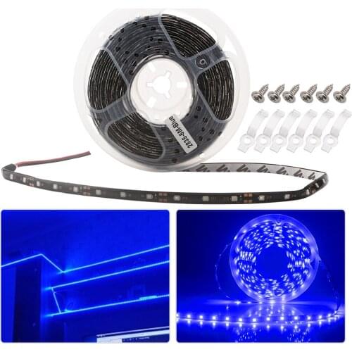 5 Meter 12V /24V 3528 300SMD Flexible LED Strip Light RGB Strobe Flash Single color white IR Remote Controller 2A Adapter Light