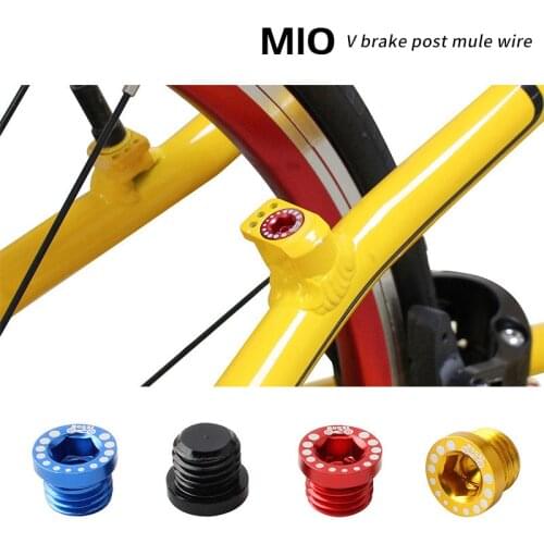 Aluminum Bicycle Screw Bolt For V Brake Hole V Brake Boss Cantilever Brakes Post M10*1.25 MTB Fixed gear Road Bike Mount Screws